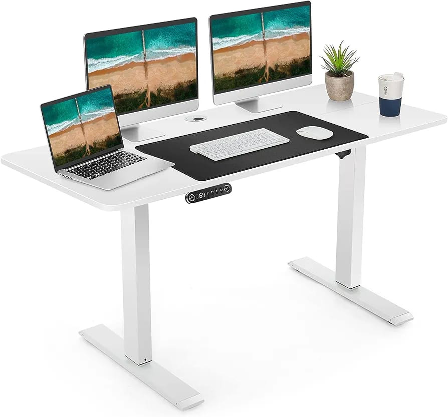 Electric Height Adjustable Studio Gaming Standing Desk 1.4Mtr