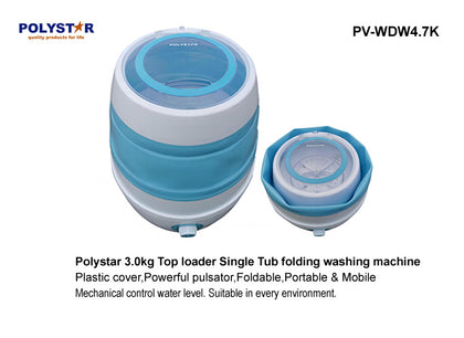 Polystar 3kg Top Loader Single Tub Washing Machine Pv Wd4.7K