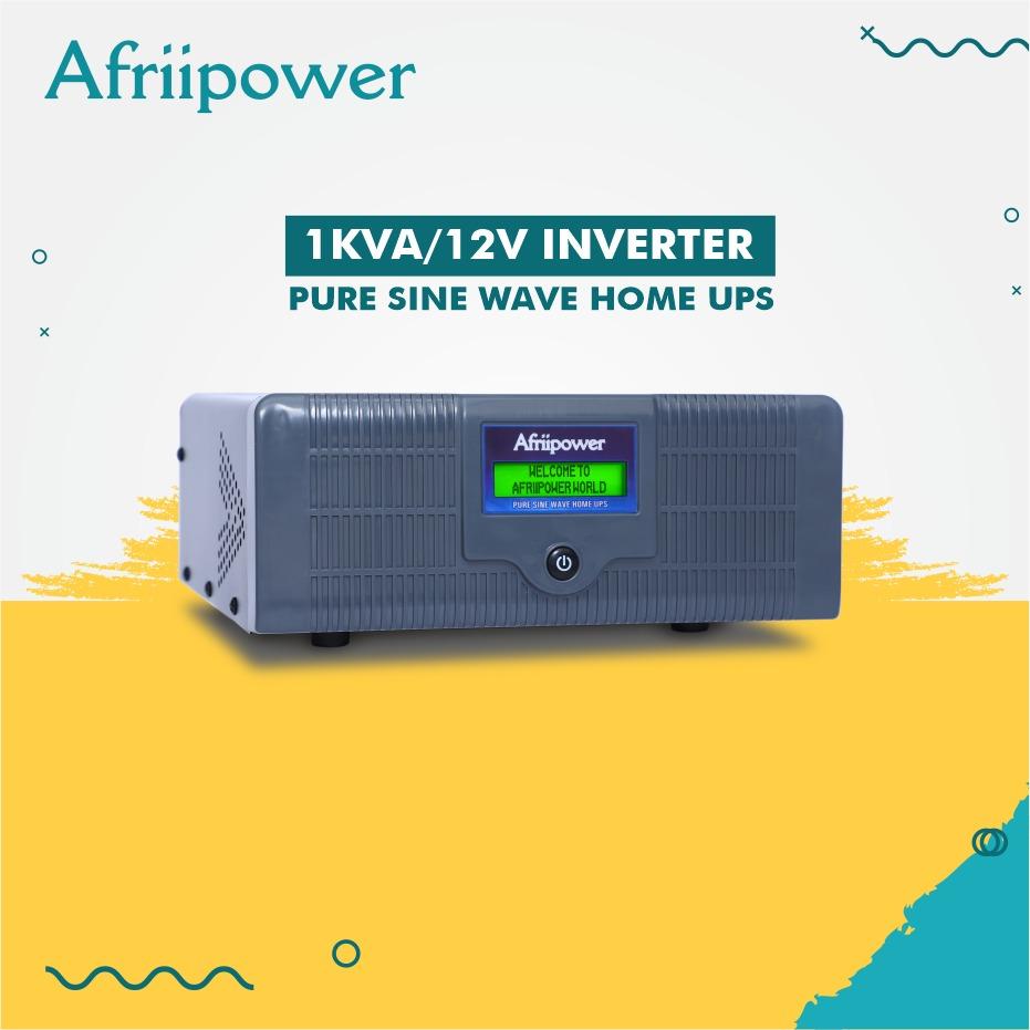 Afriipower 1kva 12V Pure Sine Wave Inverter Solar
