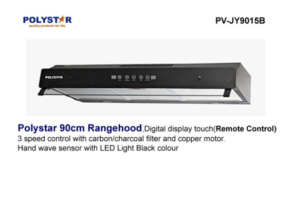 Polystar 90Cm Digital Cooker Hood Hand wave Sensor | PV-JY9015B