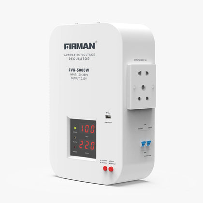 Firman Wall Mounted 5000W Automatic Voltage Digital Stabilizer | FVR5000W