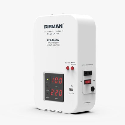 Firman Wall Mounted 1000W Automatic Voltage Digital Stabilizer | FVR1000W