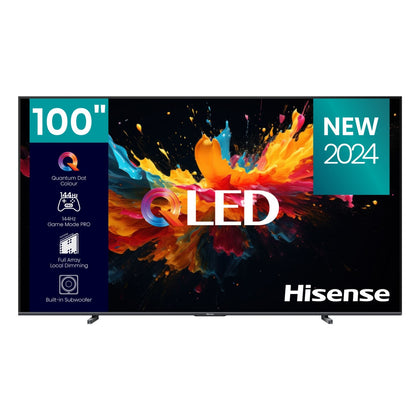 Hisense 100' QLED 144HZ  Smart TV With Quantum Dot ColouR,BT |TV 100Q7N