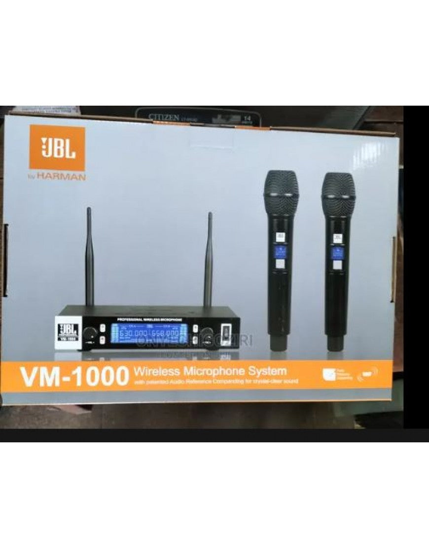 JBL VM-1000 Professional Dual Wireless Microphone System | VM-1000