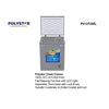 Polystar 142 Liters Chest Freezer | PV-CF258L