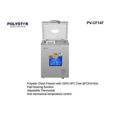 Polystar 74 Liters Chest Freezer | PV-CFD147 Polystar