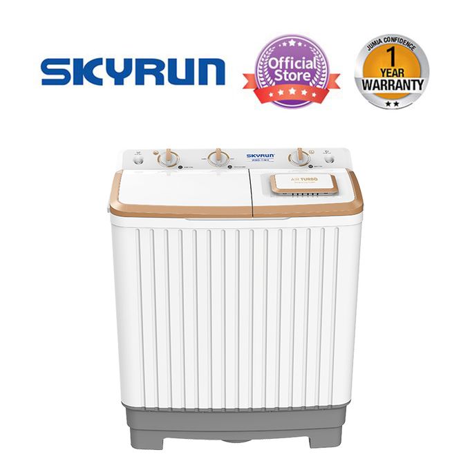 Skyrun 7Kg Twin Tub Semi Automatic Washing Machine | WMS-7/MH Skyrun