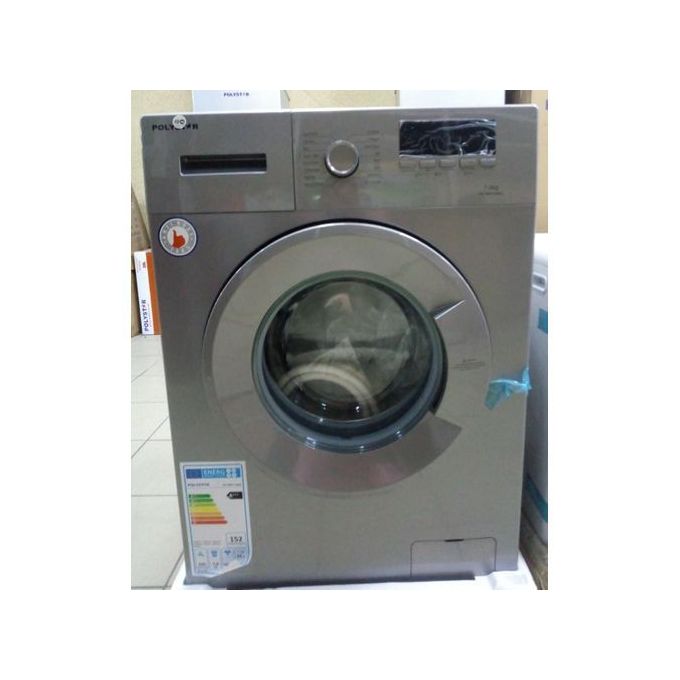 Polystar 7.1kg Front Loader Automatic Washing Machine | PV-TWF7.1KG Silver Polystar