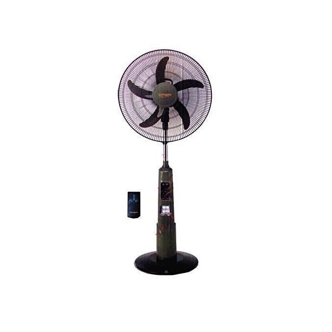 Qasa 18 Inches Rechargeable Standing Fan with Remote Control | QRF-5918HR Qasa