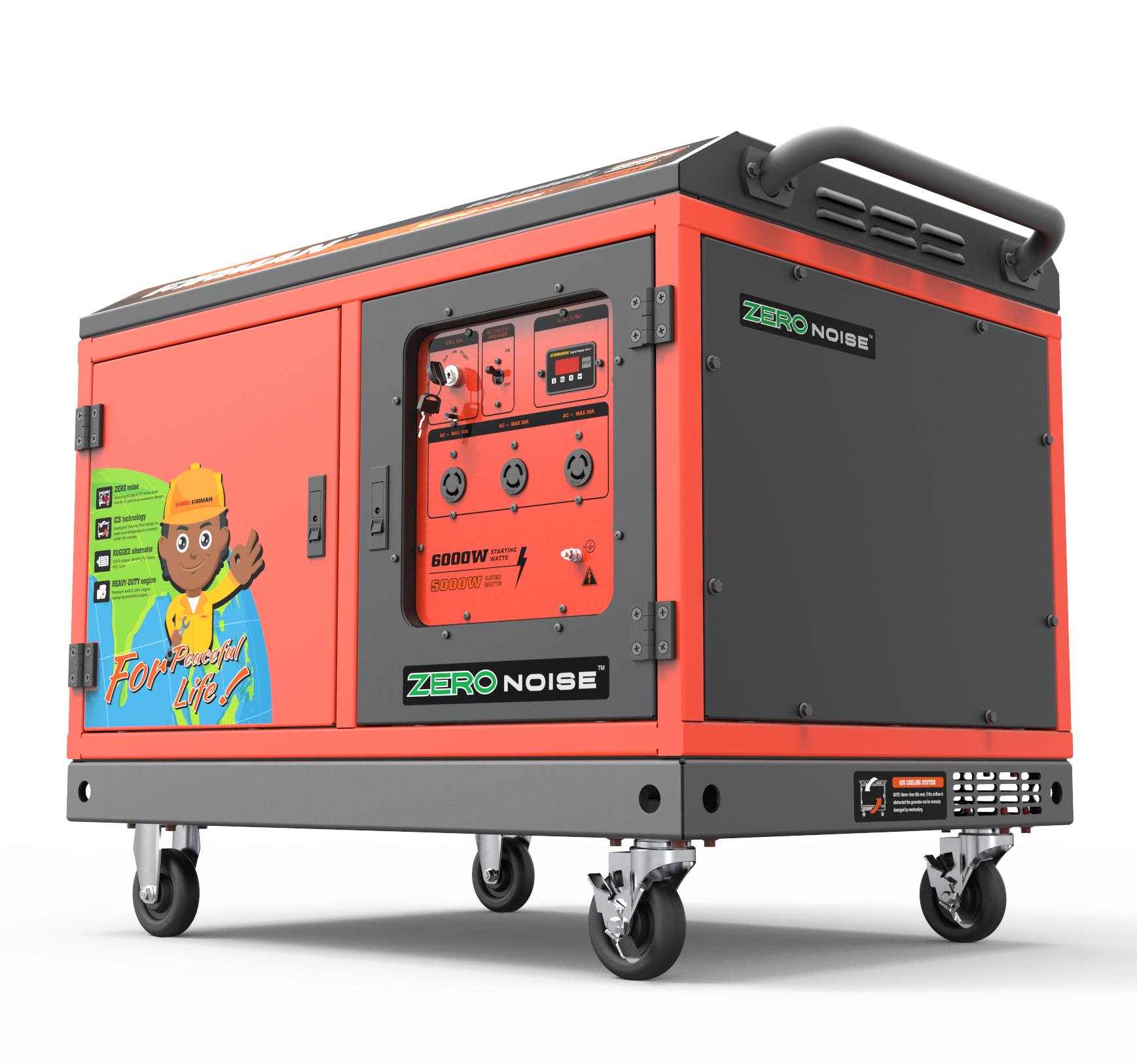 Sumec Firman 6Kva Petrol Generator with Less Noise | SPS12000SE Sumec Firman