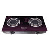 Century Double Burner Table Top Glass Gas Stove Century