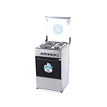 Scanfrost 2 Gas burners and 2 Electric Hot Plate (2 by 2) Gas Cooker | SFCK5222 NG freeshipping - Zit Electronics Store