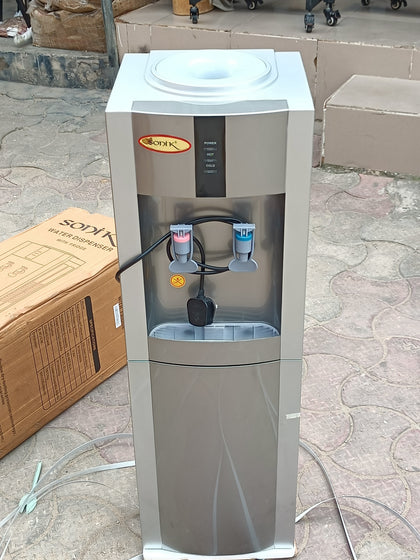 Sonik Cold and Hot Water dispenser with Fridge SLV| WD 2 sonik