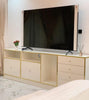 Elegant TV Stand with Drawers and High Gloss/Matt HDF Universal