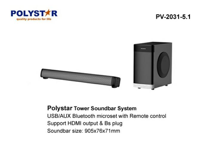 Polystar Tower Sound Bar System | PV-2031 Polystar