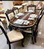 Royal Dining Table Set with 6 Chairs Exclusive Generic