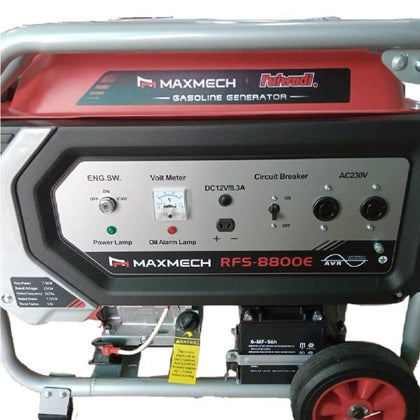 Maxmech 7.5kva Gasoline 100% copper Generator | RFS-8800E2 maxmech