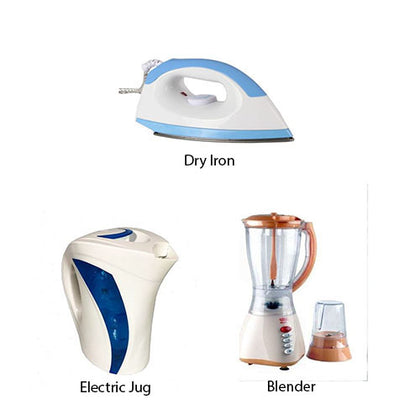 Blender, Jug and Dry Iron Special Kitchen Deal Bundle
