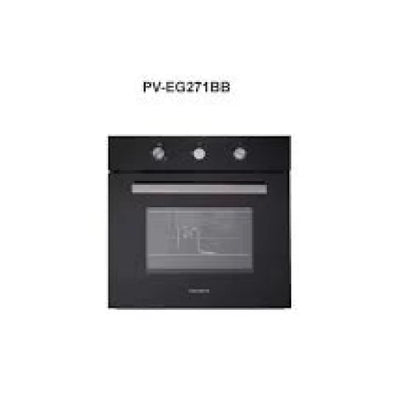 Polystar 65Liters Electric & Gas Built- in Oven Black | PV-EG271BB Polystar