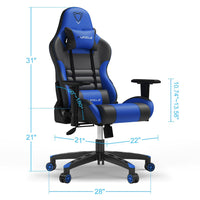 Decorative Gaming & Relaxation Leather Chair Sleek Design  | Furgle Universal