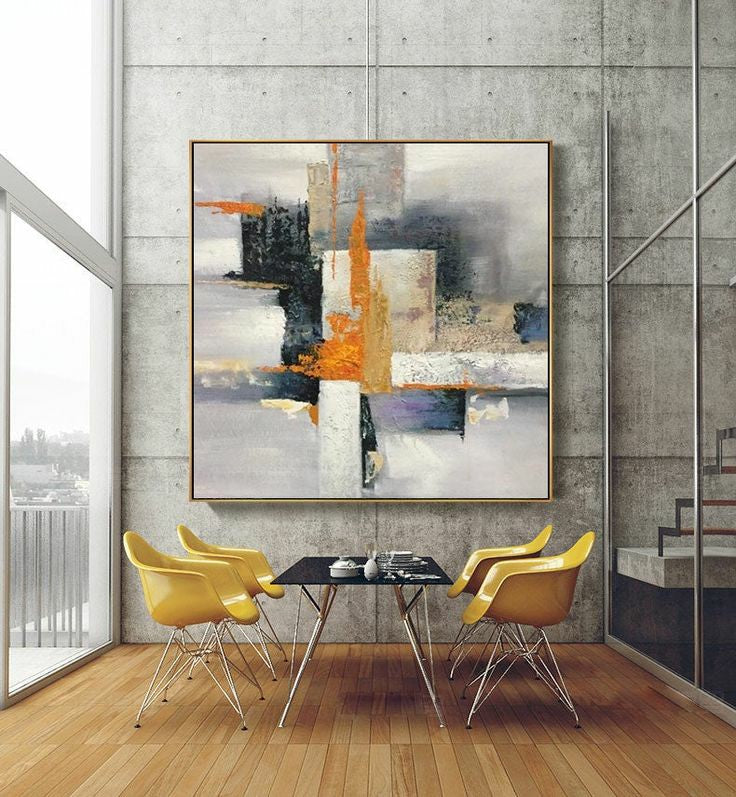 Cubism in Abstract Composition Framed Wall Art freeshipping - Zit Electronics Store