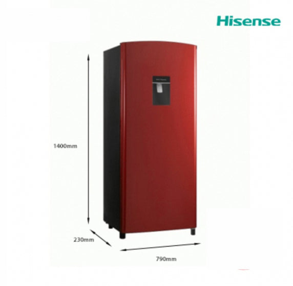 Hisense 176 Liters Single Door Refrigerator With Dispenser| REF 23RSDR WD Hisense